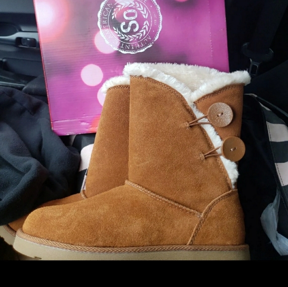 NWT Brown Suede Womens Boots - Picture 7 of 8